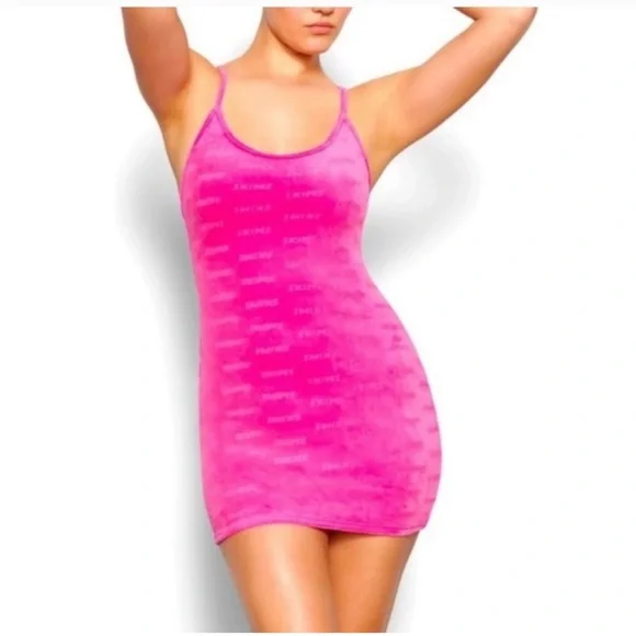 open lace back dress Shell Pink Cotton Polo Dress